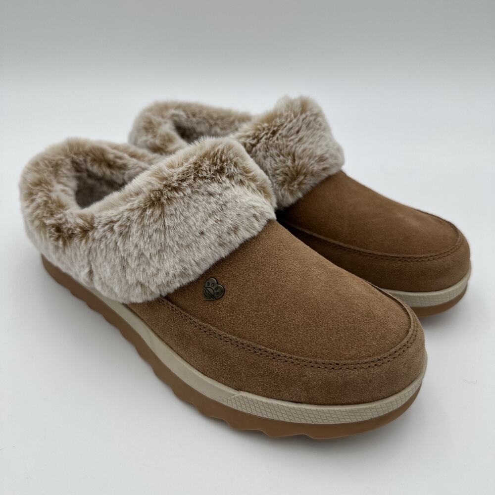 Skechers Bobs Cozy Chill Cozy Lined Slippers Chestnut Size 9